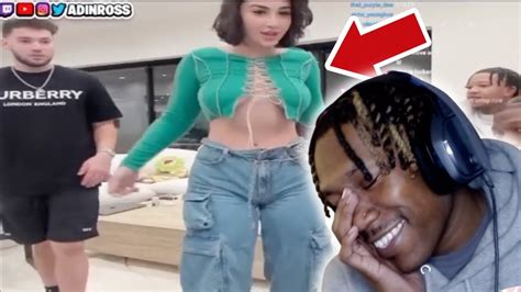 She Know What She Doin Adin Ross Goes On His First Irl Date Reaction Youtube