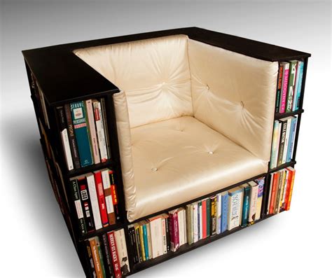 Stylish Seating Arrangements With Built In Bookcases
