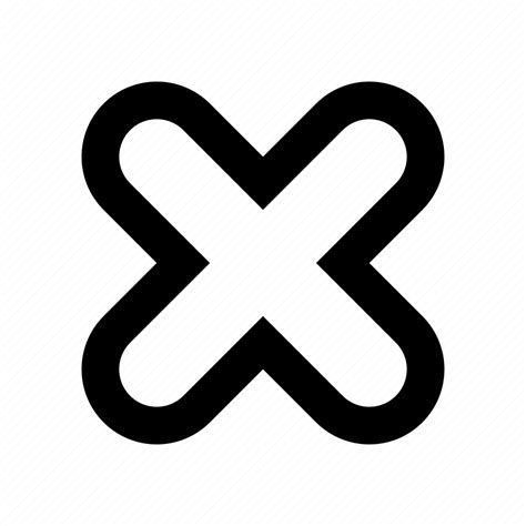 X Cancel Icon Download On Iconfinder On Iconfinder