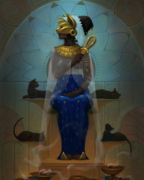 Bastet Bastet Bastet Goddess Egyptian Art