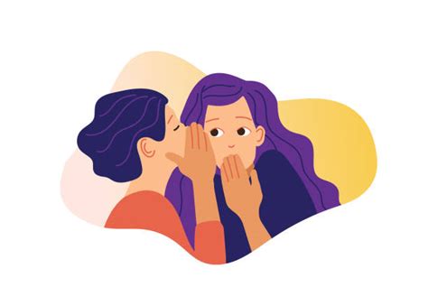Whispering Illustrations Royalty Free Vector Graphics And Clip Art Istock