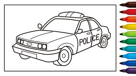 Kartun polisi gambar unduh gratis grafik 401084364 format. Cara Menggambar dan Mewarnai Mobil Polisi untuk anak - YouTube
