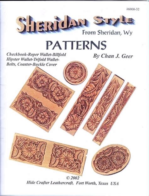 Sheridan Style Leather Patterns 11 Pages Leather Pattern Leather