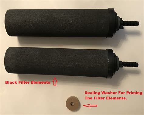 Black Berkey Filter Elements