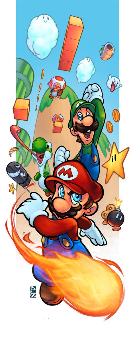 Mario Bros By Zaratus On Deviantart