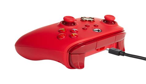 Powera Xbox Enhanced Wired Controller Bold Red Xbox Series X In