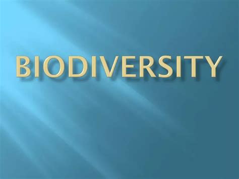 Ppt Biodiversity Powerpoint Presentation Free Download Id2531663