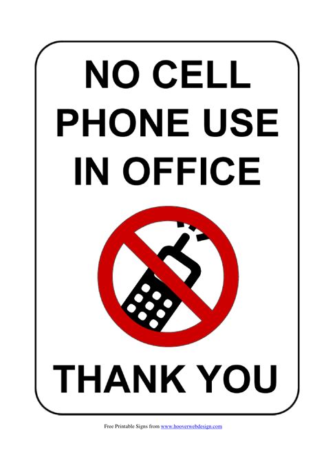 No Cell Phone Sign Printable That Are Critical William Blog