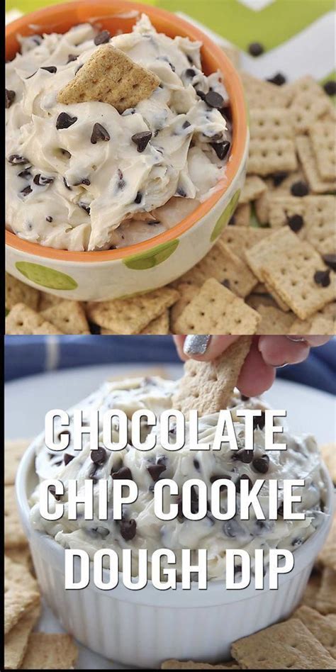 Chocolate Chip Cookie Dough Dip Is So Easy To Make With Simple