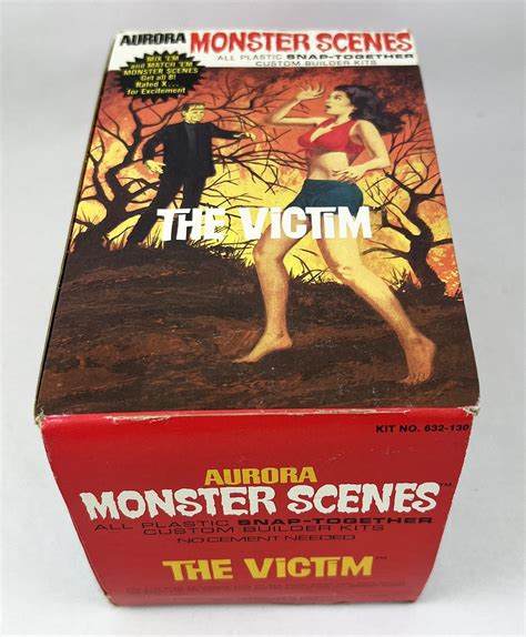 Monster Scenes Aurora Model Kit 1971 The Victim Ref632130 Mint
