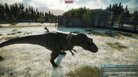 Deinonychus Pack Hunting Vs Trex Tyrannosaurus Jurassic World Evolution 2 First Fight Attempt