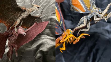 Shmonsterarts Mothra And Rodan Comparison With Neca Mothra And Rodan