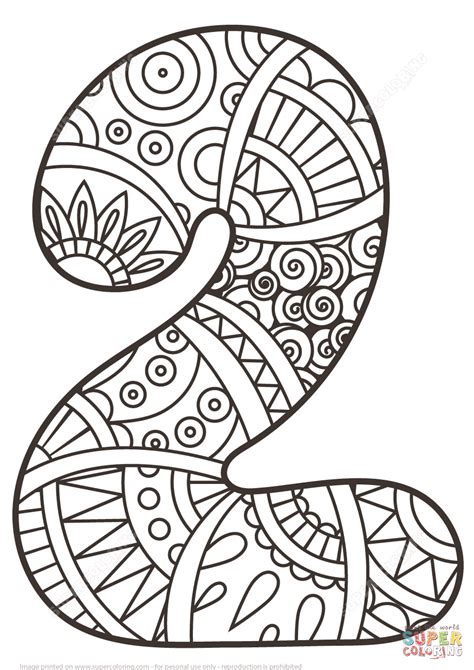 Gambar Zentangle Inspired Coloring Page Pdf Printable Zendoodle Zoom