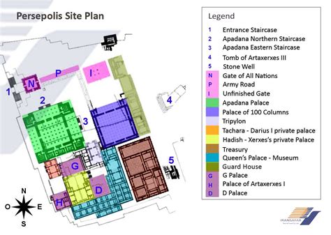 Palace Of Persepolis Plan