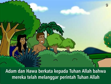 Komik Alkitab Anak Adam Dan Hawa Dosa Pertama Slide Seri Buku