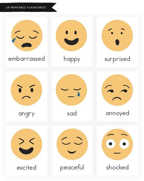 Emotions And Feelings Printable Worksheets Emotions Etsy