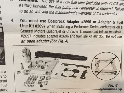 Edelbrock 1406 Square To Spread Adapter Question Hot Rod Forum