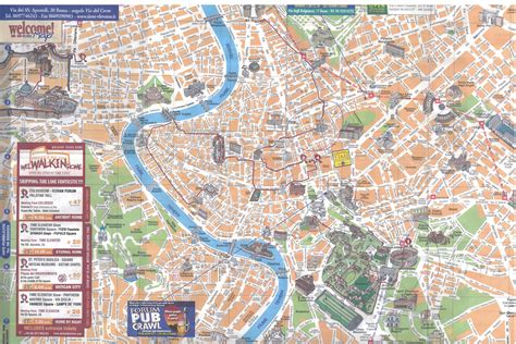 And A Tourist Map Of Rome Where Im Headed Post Milan Rome Map