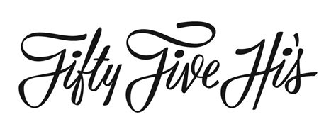 A casual monoline script font with a touch of vintage is the perfect calligraphy font to be used for any informal. Some lively script for stationary company 55 Hi's. 55his ...