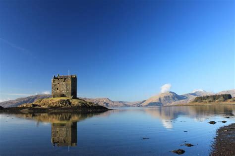 Castle Stalker Loch Laich Scotland Scottish Castles Places To