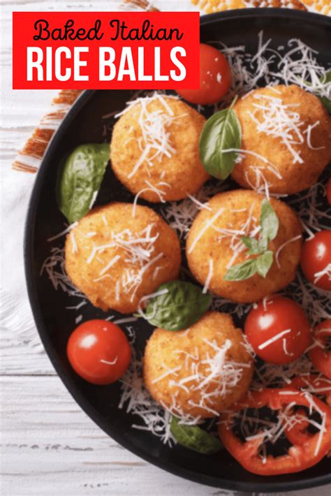 Baked Italian Rice Balls Easy Baked Arancini From Your Oven Recipes