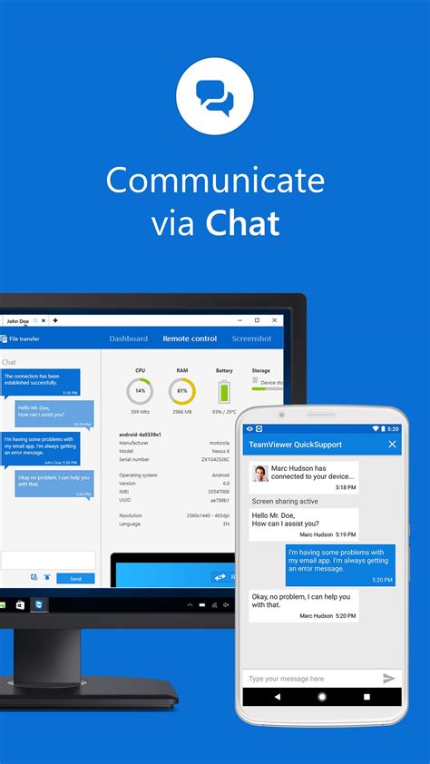 Whether you offer spontaneous remote support, manage work or servers from your office, teamviewer offers you the option of being capable to control pcs remotely as if you. TeamViewer QuickSupport for Android - APK Download
