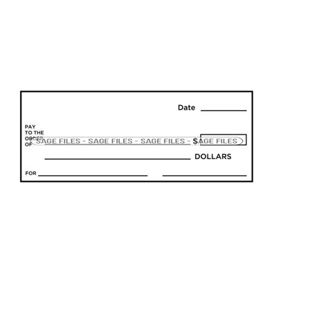 Check Template Svg Blank Check Svg Bank Account Svg Money Inspire