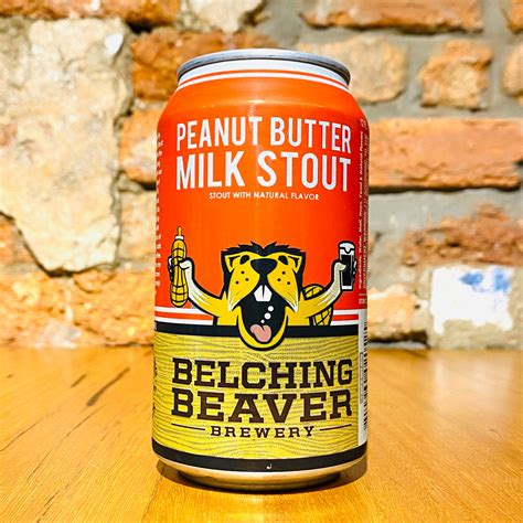 Belching Beaver Peanut Butter Milk Stout 355ml My Beer Dealer