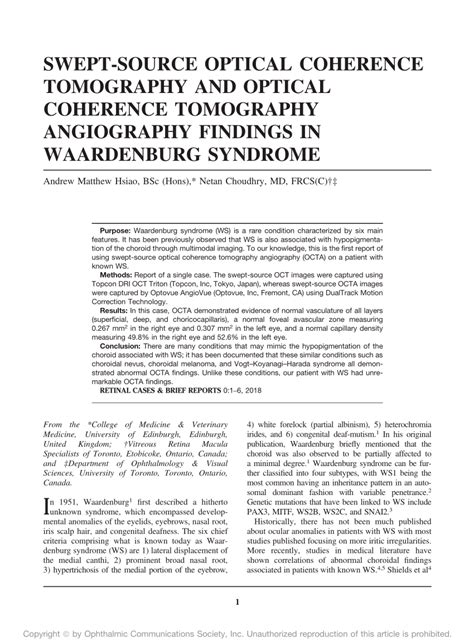 Pdf Swept Source Optical Coherence Tomography And Optical Coherence