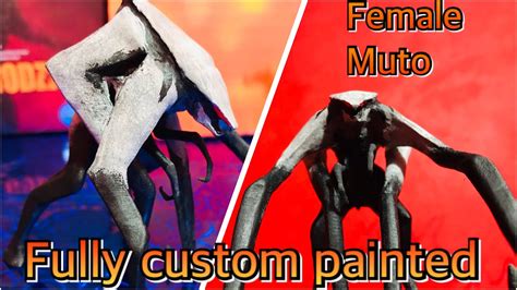 3d Printed Female Muto Custom Painted From Godzilla 2014 And Big Giveaway