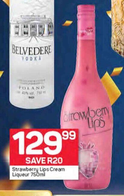 Strawberry Lips Cream Liqueur 750ml Offer At Pick N Pay