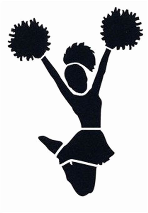 Cheerleading Templates Printable Cheer Posters Cheerleading Stencil