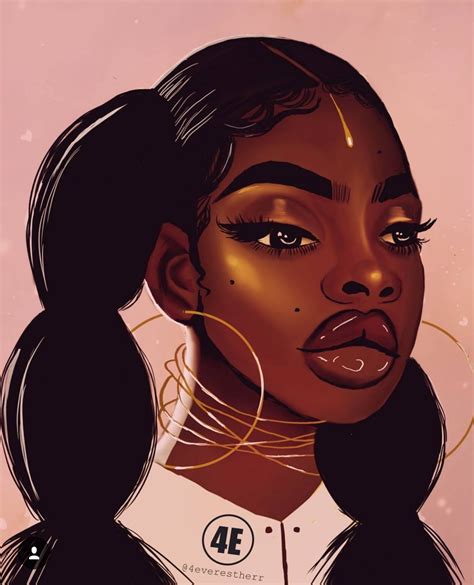 Pin By Rakacia On Illustrations Black Girl Magic Black Love Art