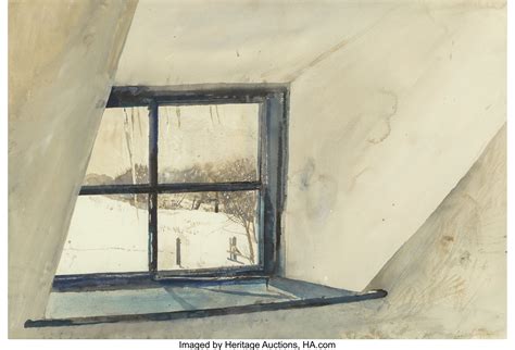 Andrew Wyeth American 1917 2009 Cold Spell 1965 Watercolor On