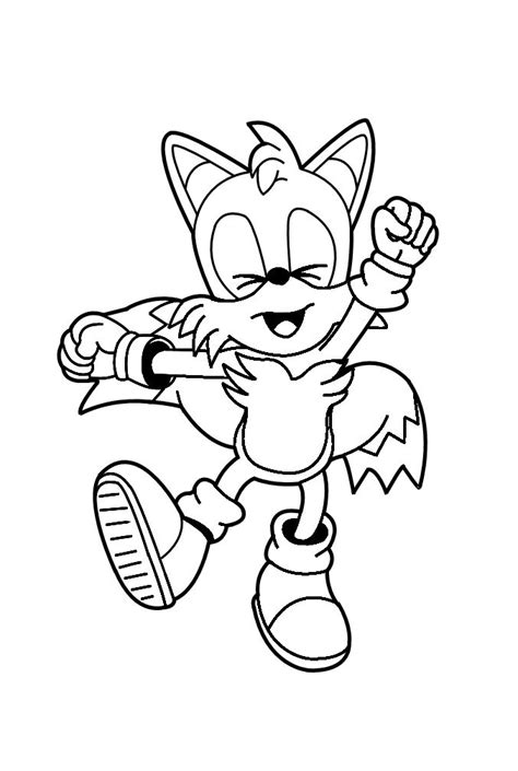 Desenhos De Tails De Sonic Para Colorir E Imprimir Colorironline Images