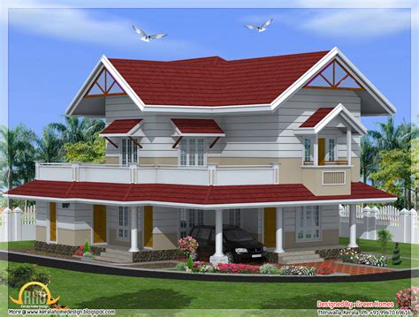 2100 Sq Feet 3 Bedroom Kerala Style House Kerala Home Designkerala