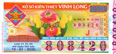 Vé mẫu 10/01/2020 đối chiếu khi đổi số trúng thưởng xổ số Miền Nam