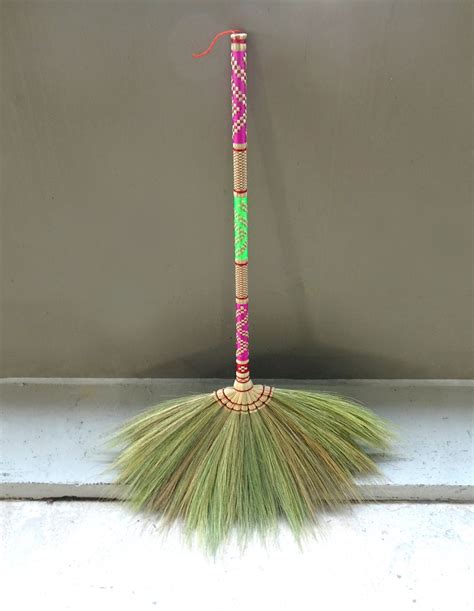 Handmade Extra Thick Grass Thai Asian Broom Lightweight Etsy