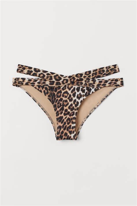 Cheeky Bikini Bottoms Brownleopard Print Ladies Handm Us