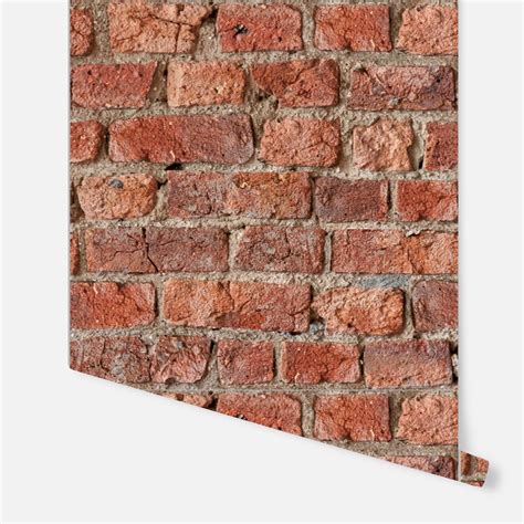 Urban Brick Red Wallpaper Evershine Wall
