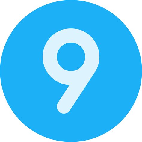 Number 9 Circle Icon Download For Free Iconduck