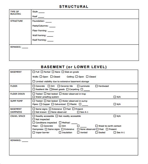 Maybe you would like to learn more about one of these? Sample Home Inspection Report Template - 11 + Free ...