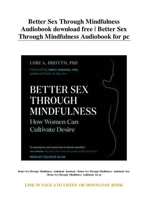 Better Sex Through Mindfulness Audiobook Download Free Better Sex T