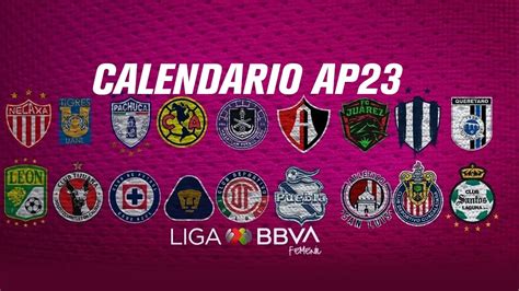 Liga Mx Femenil Calendario Oficial Del Apertura 2023