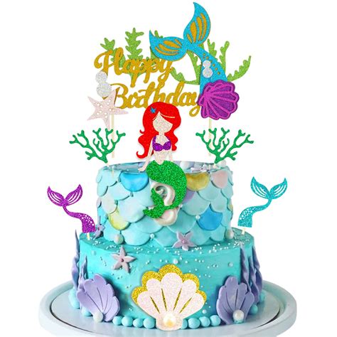 Mermaid Cake Topper Agrohortipbacid