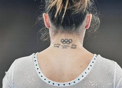 Italys Vanessa Ferraris Olympic Rings Tattoo All Of The Olympic