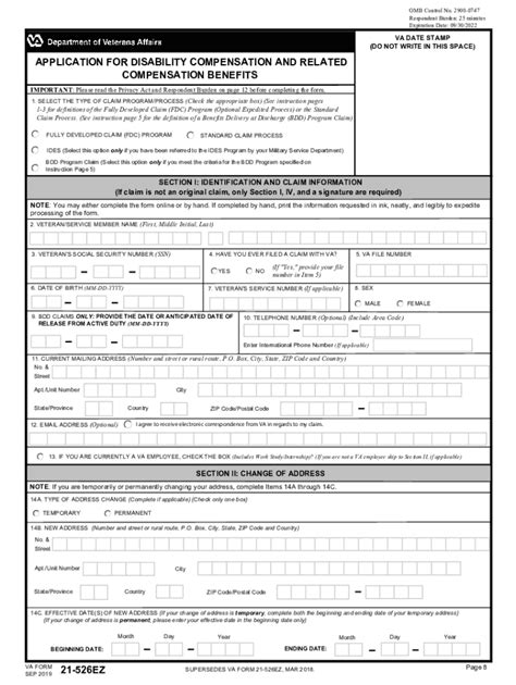 2019 Form Va 21 526ez Fill Online Printable Fillable Blank Pdffiller