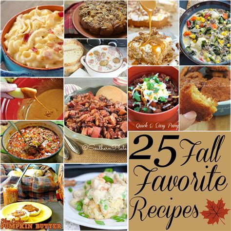 25 Fall Favorite Recipes Southern Plate