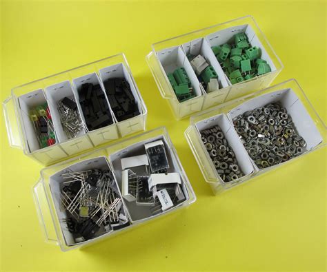 If you enjoy getting a bit crafty, cutting and pasting together parts of two or more existing planners will give you lots of options. Modify the Electronic Components Organizer | Bath and ...