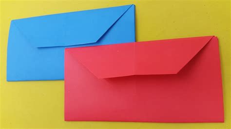 How To Make A Paper Envelope Paper Envelope Making Without Glue Or